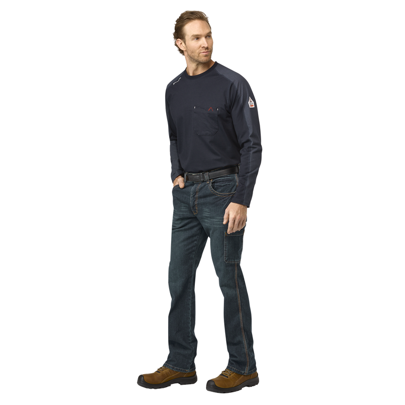 Men's Stretch Denim Dungaree image number 12