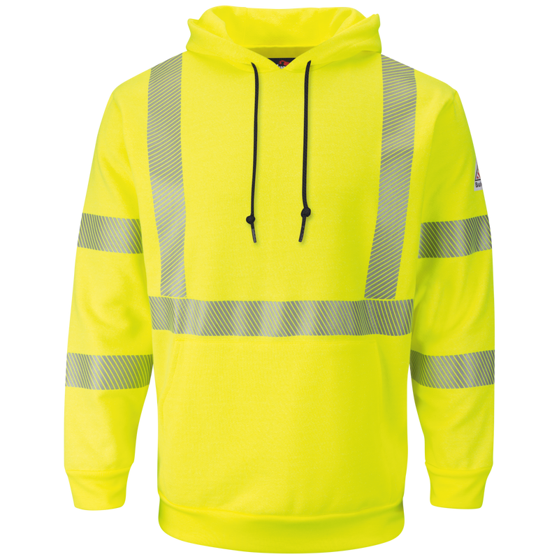 Men's Fleece FR Hi-Visibility Pullover Hooded Sweatshirt image number 0